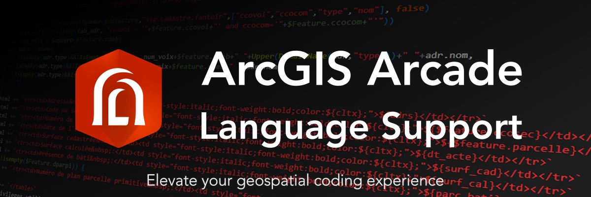 Arcade Language Support Banner
